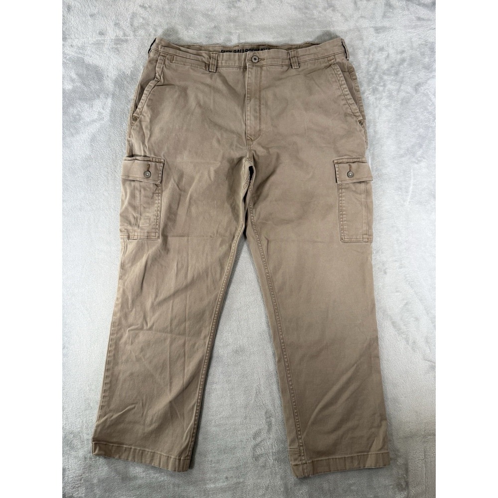 Duluth Trading Co Pants Men's 40x30 Tan Flex Ballroom Khakis Workwear Utility